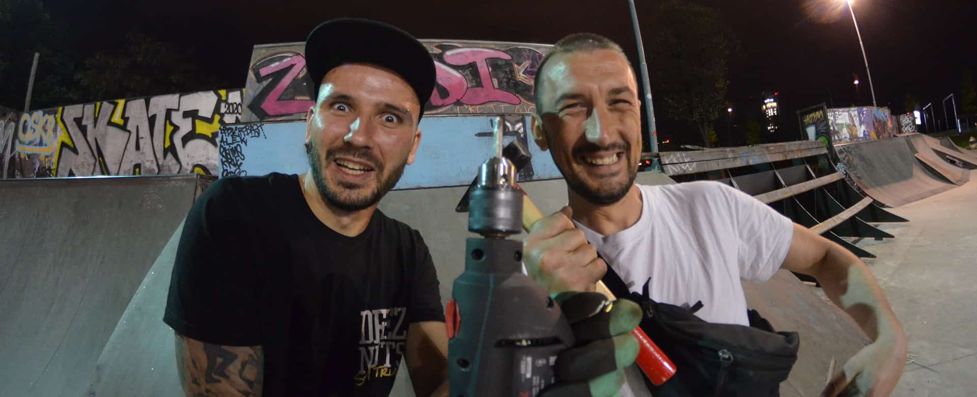 Оправка скејт парка први део!