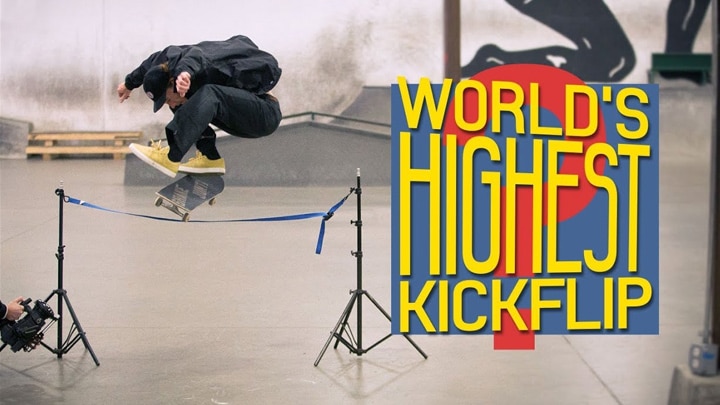 JAKE HAYES WORLD’S HIGHEST KICKFLIP