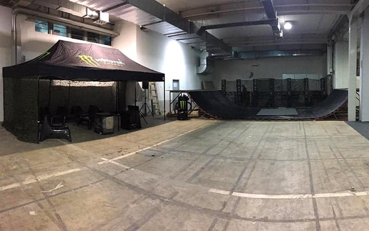 Monster mini ramp session