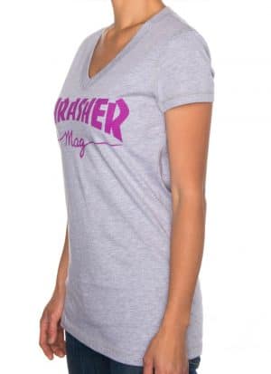 Girl Mag Logo V Neck illUMATE.