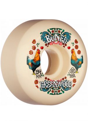 Bones Pro Wheels Greenwood Découpe 54mm