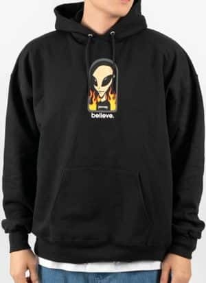 Thrasher x AWS Believe Black Hoody
