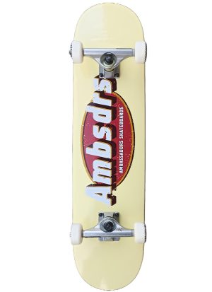 Skateboard Ambassadors LABEL Yellow 7.75